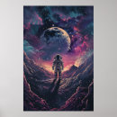Suche nach astronauten poster Universum