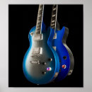 Suche nach blaue gitarre poster Schwarz