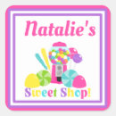 Suche nach süßes geschäft aufkleber Party