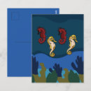 Suche nach seepferd postkarten Unter dem meer