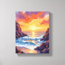 Suche nach goldener sonnenuntergang leinwandbilder Gelb