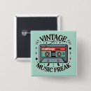 Suche nach vintage musik buttons Retro