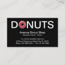 Suche nach donut shop visitenkarten Süßigkeiten