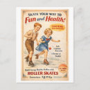 Suche nach rollschuhe postkarten Vintage