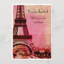 Suche nach vintager eiffel turm einladungen Paris