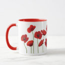 Suche nach rote mohnblumen tassen Mit blumen