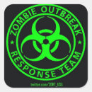 Suche nach ausbruch aufkleber Zombie