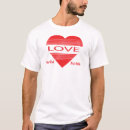 Suche nach zuneigung tshirts Herz