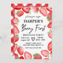 Suche nach first birthday einladungen Erdbeergeburt