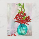 Suche nach weihnachtsbeeren postkarten Aquarell