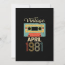 Suche nach im april geburtstag einladungen Vintage