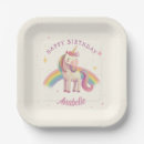 Suche nach regenbogen einhorn teller Für sie