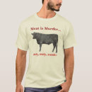 Suche nach fleisch ist mord tshirts Kuh