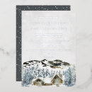 Suche nach rustikale winterhochzeit einladungen Aquarell