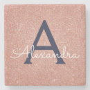 Suche nach rosa glitter untersetzer Monogramm