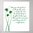 Suche nach irish blessing poster Kleeblatt