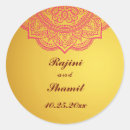 Suche nach indian wedding aufkleber Gold