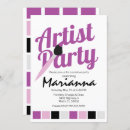 Suche nach künstlerisch geburtstag einladungen Party