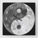 Suche nach schwarze zahlen wanduhren Schwarz weiß