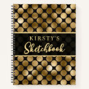 Suche nach goldene punkte kleine notizbücher Schwarz