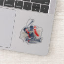 Suche nach vintager baseball aufkleber Spieler