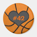 Suche nach personalisierter basketball magnete Orange