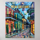 Suche nach new orleans poster Berühmte ikonische sehenswürdigkeit