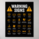 Suche nach warning sign poster Warnung