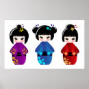 Suche nach kokeshi puppe poster Niedlich