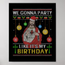 Suche nach jesus geburtstag poster Santa