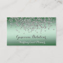 Suche nach smaragd visitenkarten Glitter