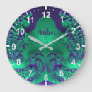 Suche nach grünes muster wanduhren Für sie