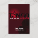 Suche nach tango visitenkarten Tänzer