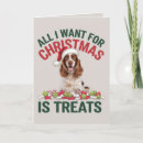 Suche nach cocker spaniel hunde karten Frohe weihnachten