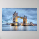 Suche nach licht und schatten poster Brücke