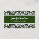 Suche nach farn blätter visitenkarten Grün