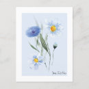 Suche nach blaue blume postkarten Ästhetisch