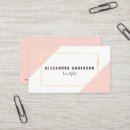 Suche nach rosa und minze visitenkarten Modern
