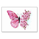 Suche nach rosa schmetterlinge tischkarten Blume
