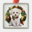 Suche nach bichon frise ornamente Weihnachten