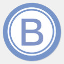 Suche nach monogramm brief aufkleber Blau