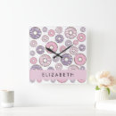 Suche nach rosa lila wanduhren Monogramm