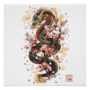 Suche nach japanischer drache poster Kirschblüte