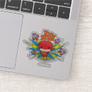 Suche nach die höchstgeschwindigkeit aufkleber Superheld