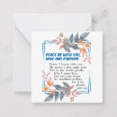 Suche nach frieden kleine grußkarten Bibelverse