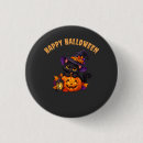 Suche nach schwarze katze halloweens buttons Hexe