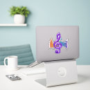 Suche nach musiksymbol aufkleber Klappe