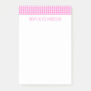 Suche nach rosa kariert post it Gingham
