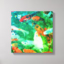 Suche nach koi fische leinwandbilder Grün