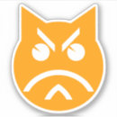Suche nach wütendes emoji aufkleber Katze